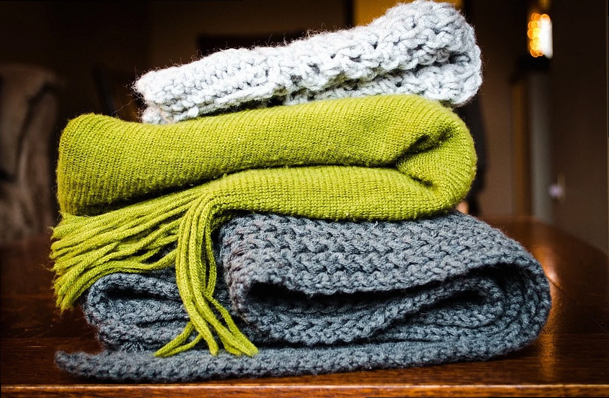Merino wool travel wrap, slate